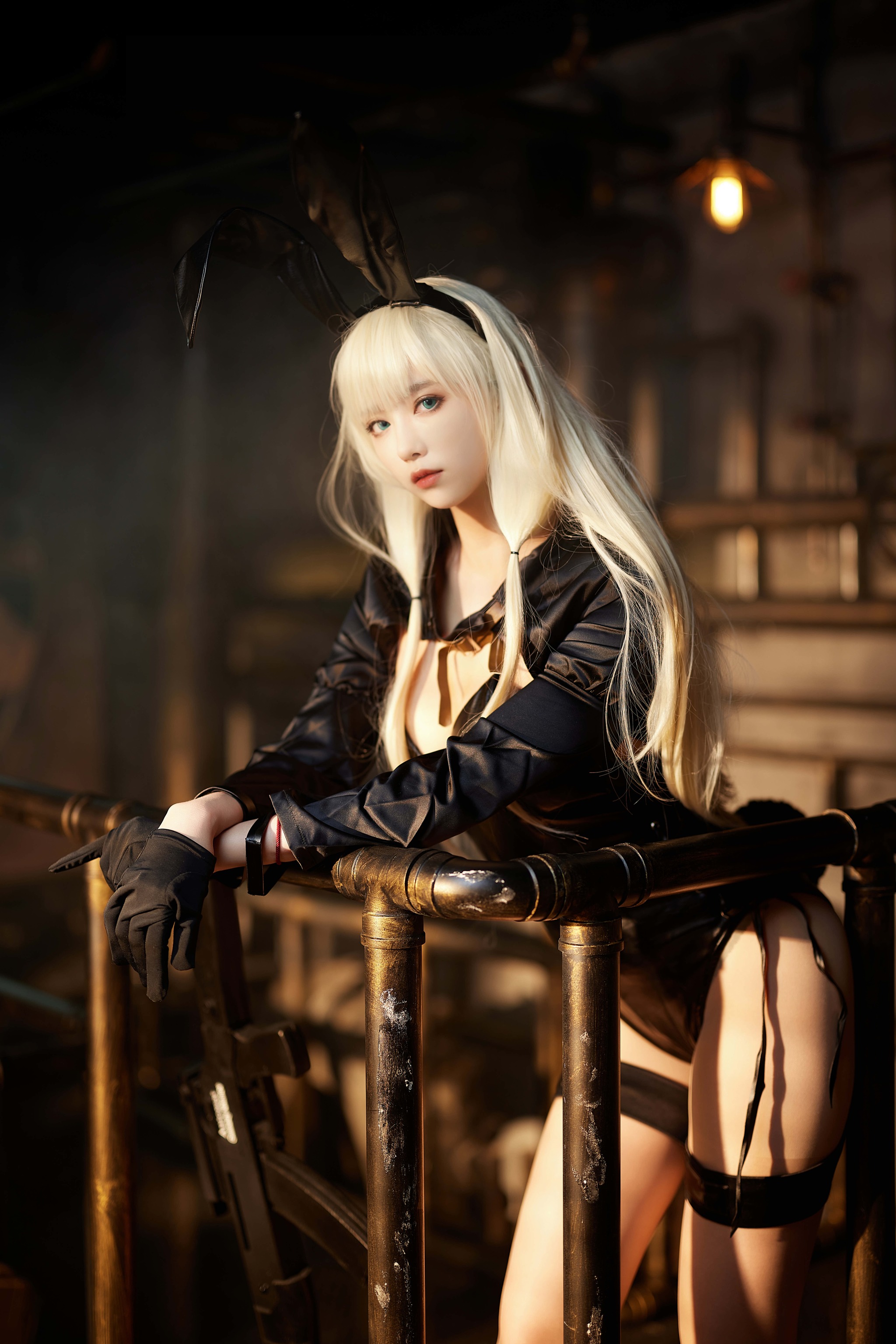 图片[1]-Shika小鹿鹿 – NO.108 少女前线 AN94兔女郎[35P]-XikXak